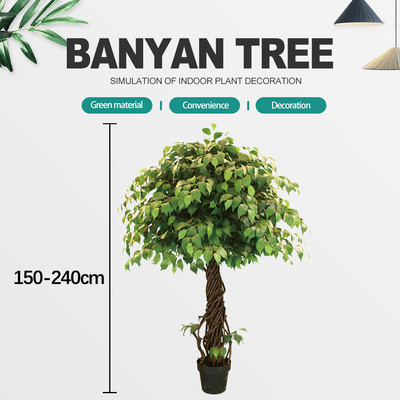 Artificial Plants Hot Selling Small Banyan Tree For Home Decoration