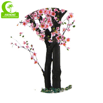 Fabric 250cm Indoor Cherry Blossom Tree With Nature Wood Trunk