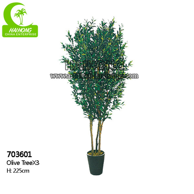 High Simulation 225cm Artificial Foliage Tree For Indoor Decoration