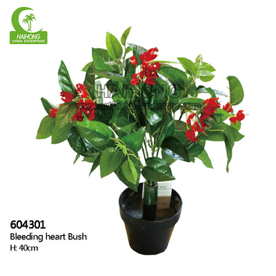 40cm Landing Artificial Potted Plant Garden Ornament Evergreen Bleeding Heart Bush