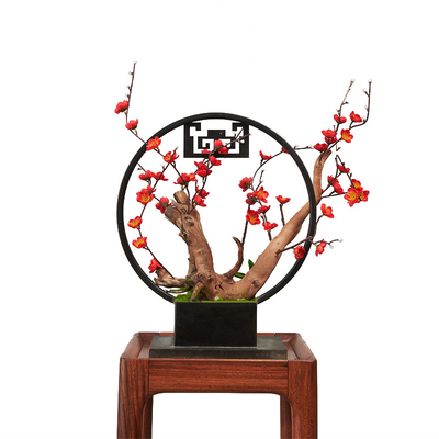 Chinese Style Artificial Potted Floor Plants Home Office Decor