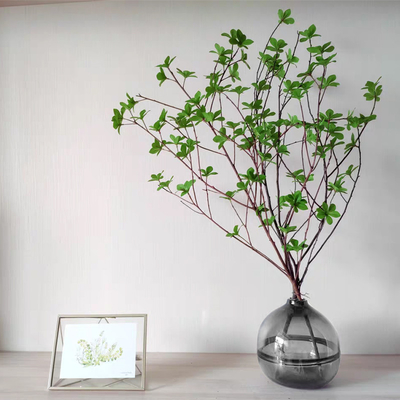 Artificial Green Plant Simulated Hanging Bell Flower Branch Interior Tabletop Decor