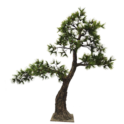 High Simulation Landscape Plastic Pine Tree 150cm Restaurant Ornaments