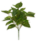 Lifelike 7pcs 36cm Height Artificial Green Bush With 36 Leaves