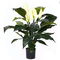 Spathiphyllum Peva Artificial Potted Floor Plants White Flowers Indoor Decor