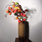 Anti Fading Artificial Persimmon Red Fruit Tree Home Desktop Soft Decoration