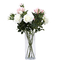 Very Realistic Artificial Silk Rose Flowers Indoor Rose Flower for Decoration