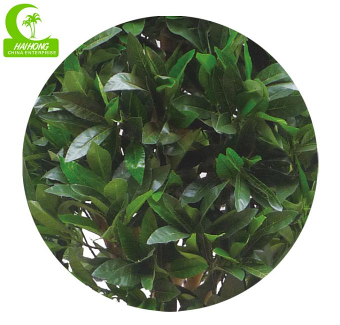 Lifelike Anti UV 6ft Artificial Outdoor Trees , Artificial Bay Leaf