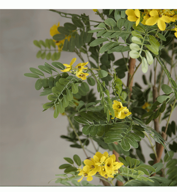 Plant Faux Artificial Scholar Tree Indoor Green Tree Fire Retardant 2