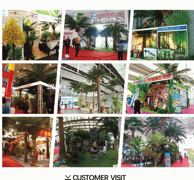 Plant Faux Artificial Scholar Tree Indoor Green Tree Fire Retardant 4