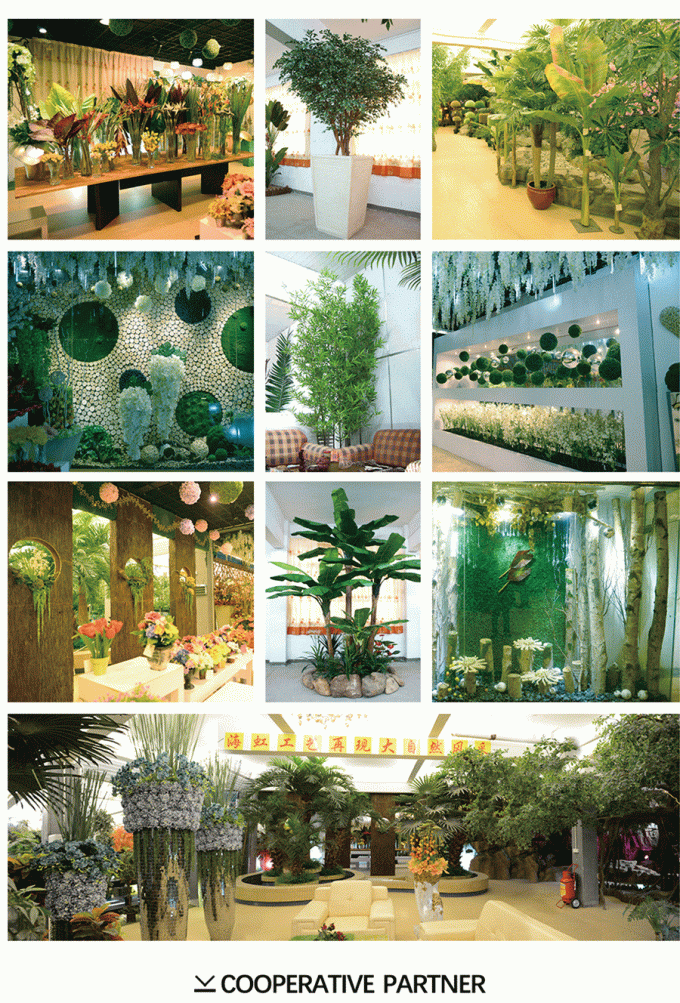 Plant Faux Artificial Scholar Tree Indoor Green Tree Fire Retardant 6