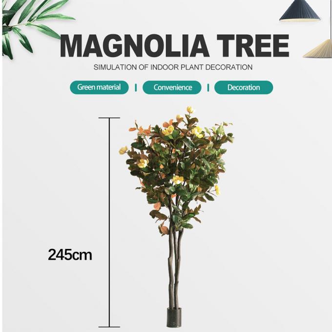 Customized Large Plastic Artificial Magnolia Tree 600cm Height