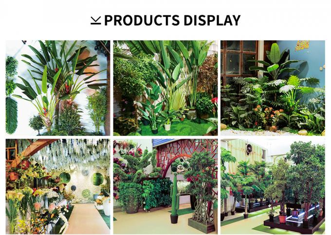 10m Height Artificial Yew Tree Fake Snow On Plants For Shopping Mall 9