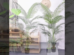 PONY Artificial Floor Palm Tree Indoor Decor Potted No Water Natural Look