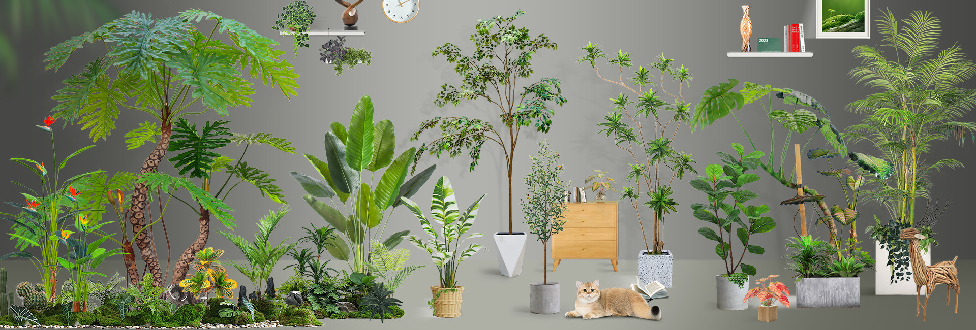 quality Artificial plants for home decor factory