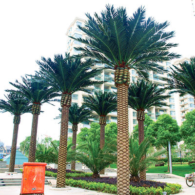 Artificial Date Palm Tree outdoor fake palm tree 10-20ft real touch leaves classic design