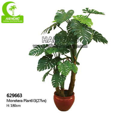 Wholesale 180cm Artificial Monstera Plant Garden Landscaping And Indoor Decor Artificial Plant