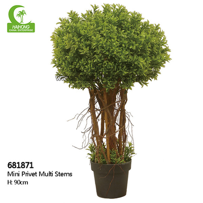 Anti Fading Aesthetic H90cm Artificial Topiary Tree For Restaurant