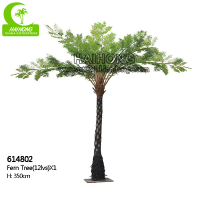 Realistic HAIHONG 230cm Height Artificial Tropical Tree For Theme Park