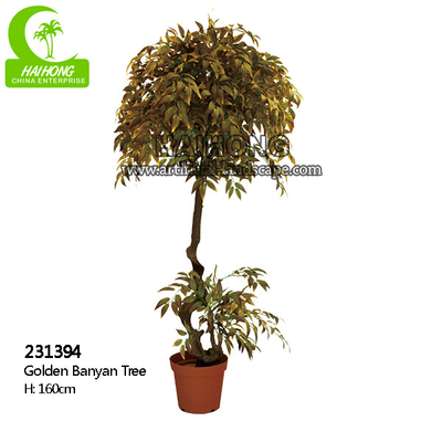 Natural Look 160cm Artificial Ficus Tree For Garden Decoration