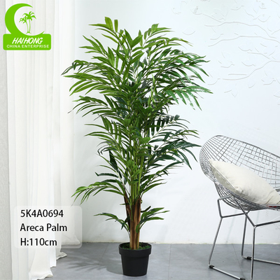 110cm Anti UV Artificial Areca Palm Tree , Large Bonsai Tree For Office