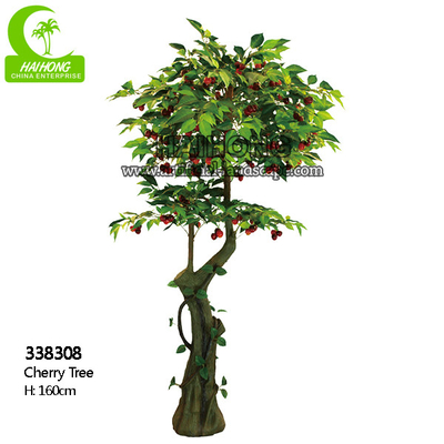 Simulated 160cm Cherry Artificial Landscape Trees Wind Resistance
