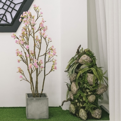 160cm Height Artificial Potted Floor Plants Stunning Ornament Pink Sakura