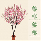 180cm Potted Cherry Blossom Tree Decoration Plant Artificial Flower Bonsai
