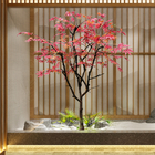 1.8m Artificial Maple Tree No Nursing Plant Custom Color Real Stem Fabric Leaves