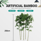 Real Stem Artificial Bamboo Outdoor UV Resistant Indoor Fire Retardant