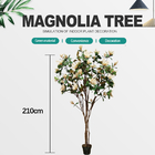 1.5m Artificial Potted Floor Plants Magnolia Tree For Dining Room