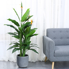 Anti UV Artificial Landscape Trees Paradise Bird Indoor Decor Natural Look Evergreen Plant