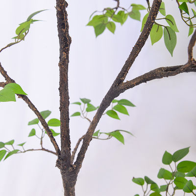 Frabric Leaves Artificial Banyan Tree Complex Branch Interior Decoration