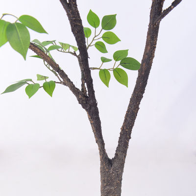 Frabric Leaves Artificial Banyan Tree Complex Branch Interior Decoration