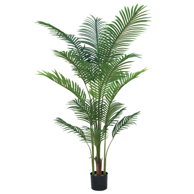 6ft Indoor Artificial Palm Trees thick foliage Tall Faux Silk Large Artificial Plant For Home Decor