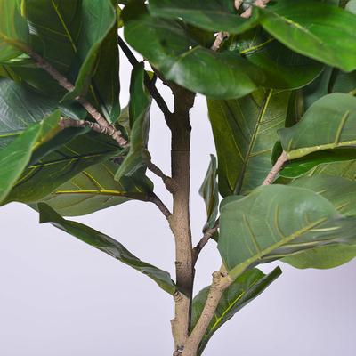 Artificial Plants Factory 160cm Silk Fake Fiddle Leaf Fig Tree For Realistic Home And Office Decoration Custom Sizes Available
