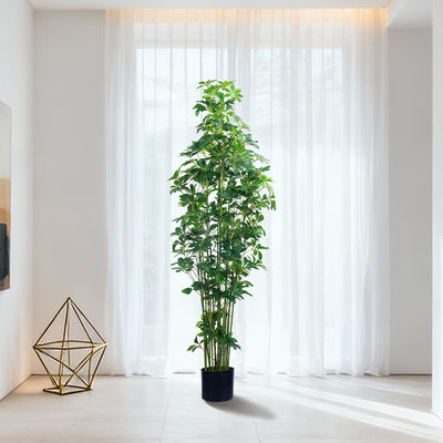 47in 59in 70inTall Real Touch Artificial Schefflera Tree Green Potted Schefflera Plant For Home Decoration