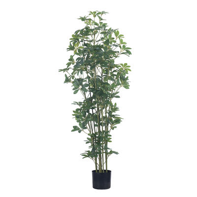 47in 59in 70inTall Real Touch Artificial Schefflera Tree Green Potted Schefflera Plant For Home Decoration