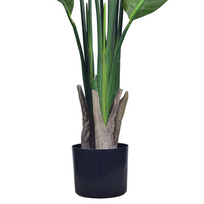 Artificial Travelers Palm with Realistic Brown Leaf Edges 160cm 180cm | Lifelike Faux Bird of Paradise Plant for Decor