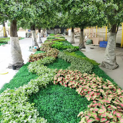 Custom Artificial Green Wall Panels - Vertical Garden for Restaurant, Hotel & Mall (B1 Fire Retardant, Anti-UV)