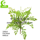 Anti Aging  Beautiful 40cm 16pcs Artificial Fern Leaf For Landcaping
