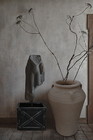 80cm Black Vintage Nordic Artificial Plant Vase Plants Pot Home Office Decorative Ornaments