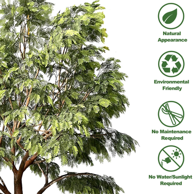 Wind Resistance Fake Landscape Trees Senegal Acacia For Party Decor