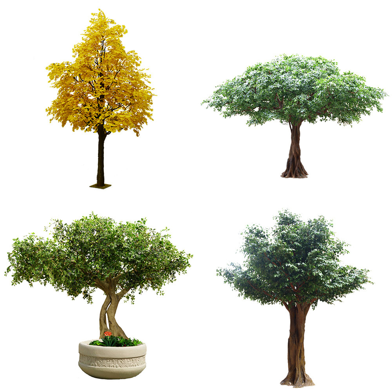 H400cm Landscape Artificial Trees, Artificial Landscape Trees