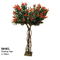 Height 200cm Plastic Photinia Artificial Landscape Trees For Office Decoration