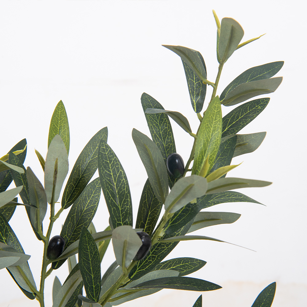 Multi-pole 7ft Artificial Olive Tree - Tall Faux Olive Trees Artificial ...