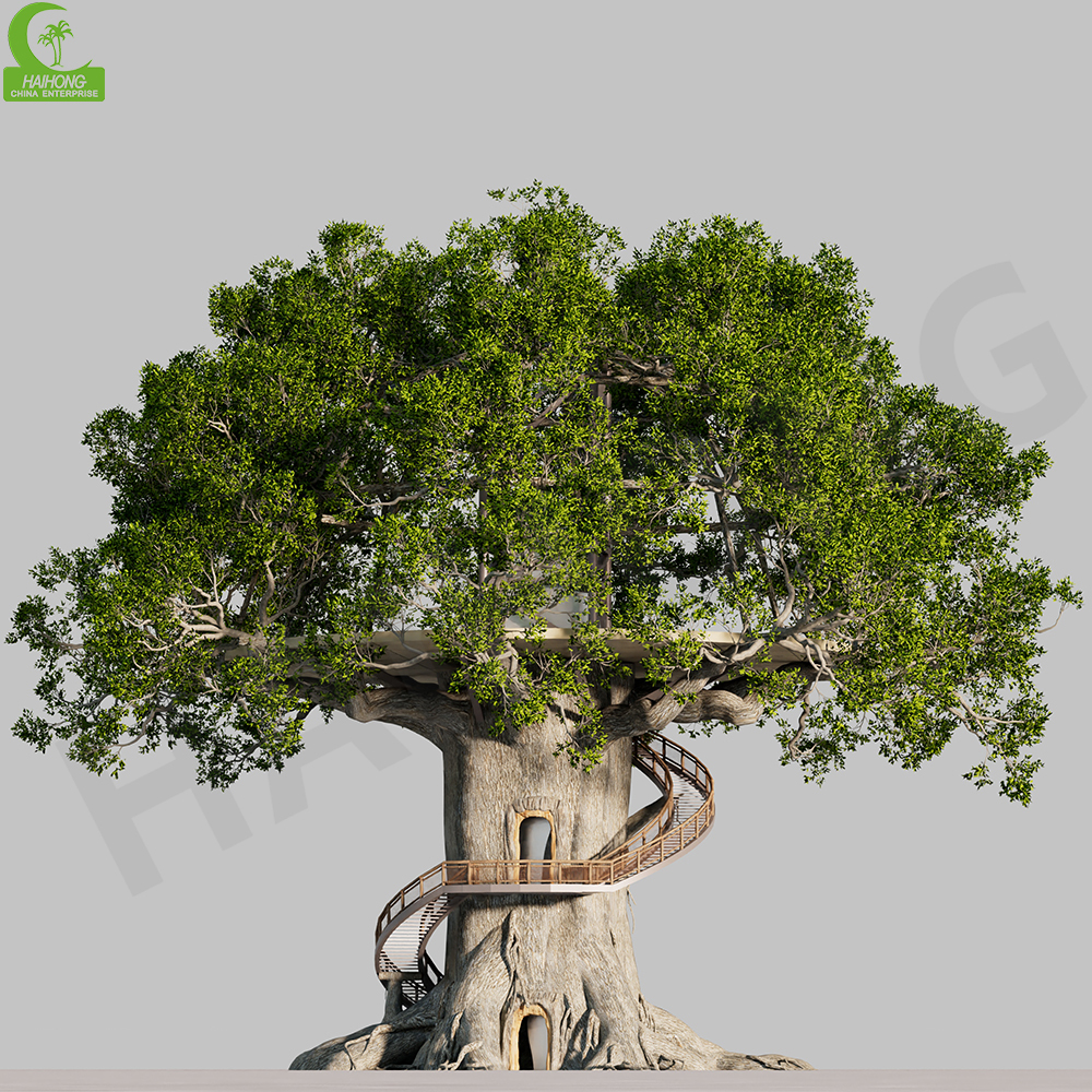 30m Tall Magic Treehouse for theme park – Artificial House Trees of ...