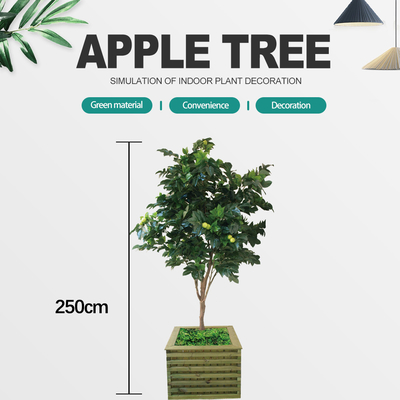 Architectural Landscaping Artificial Fruit Plant Bathroom Decorative Apple Tree
