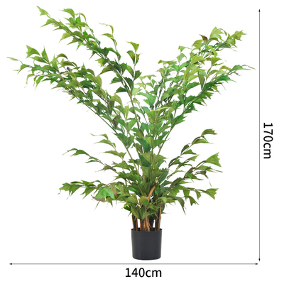 170cm Artificial Landscape Trees Fishtail Plant Indoor Decoration No Watering