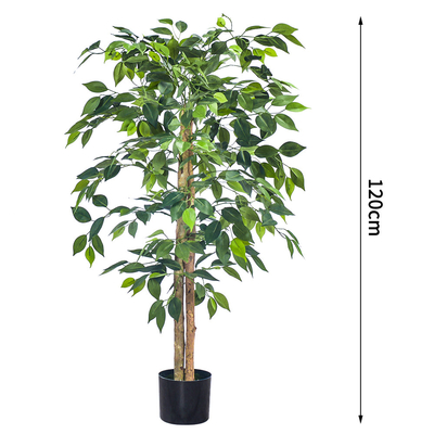 Flame Retardant H180cm Artificial Ficus Plant , Ficus Fake Tree Natural Look